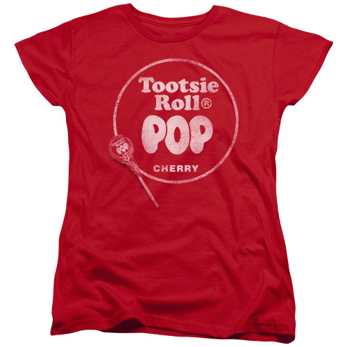 Image for Tootsie Roll Woman's T-Shirt - Tootsie Roll Pop Logo