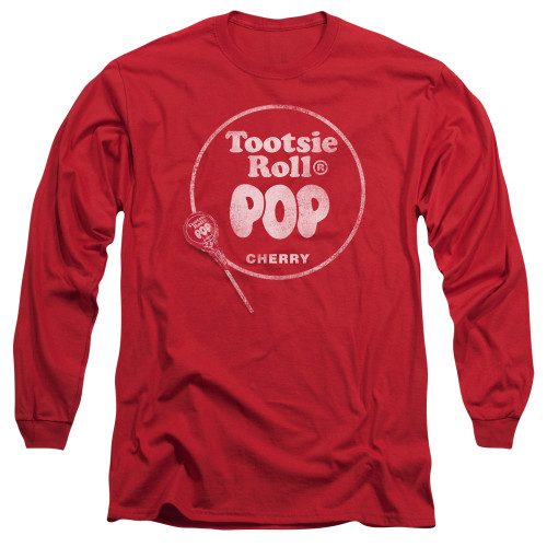 Image for Tootsie Roll Long Sleeve T-Shirt - Tootsie Roll Pop Logo