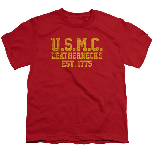Image for U.S. Marine Corps Youth T-Shirt - Leathernecks