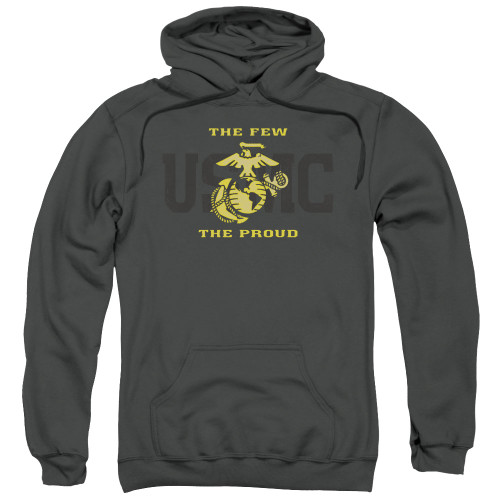 Image for U.S. Marine Corps Hoodie - Split Tag on Charcoal