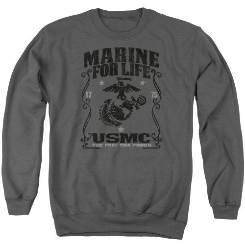 Image for U.S. Marine Corps Crewneck - For Life