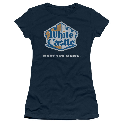 Image for White Castle Girls T-Shirt - Distressed Logo