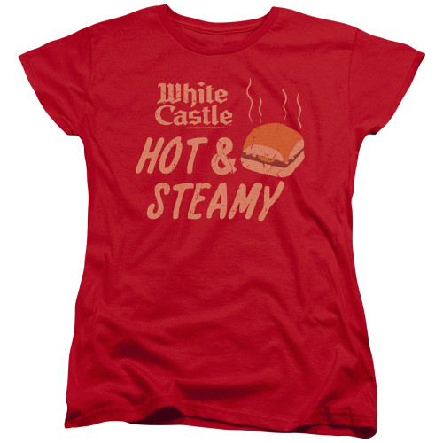 Image for White Castle Woman's T-Shirt - Hot & Steamy