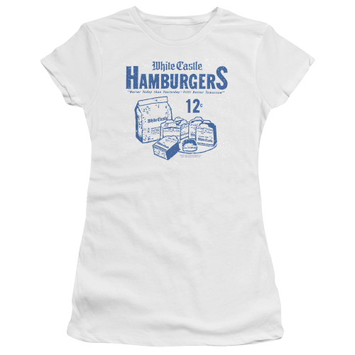 Image for White Castle Girls T-Shirt - 12 Cents