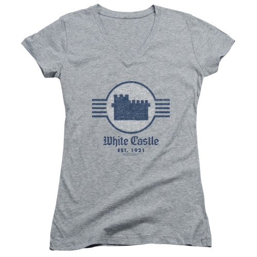 Image for White Castle Girls V Neck T-Shirt - Emblem
