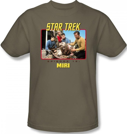 Image Closeup for Star Trek Episode T-Shirt - Episode 12 Miri