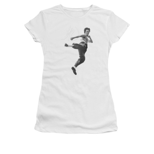 Bruce Lee Girls T-Shirt - Flying Kick