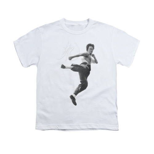 Bruce Lee Youth T-Shirt - Flying Kick