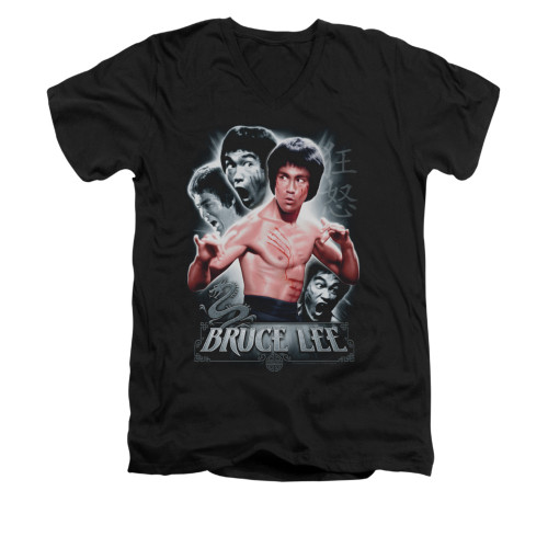 Bruce Lee V-Neck T-Shirt - Inner Fury