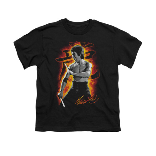 Bruce Lee Youth T-Shirt - Dragon Fire