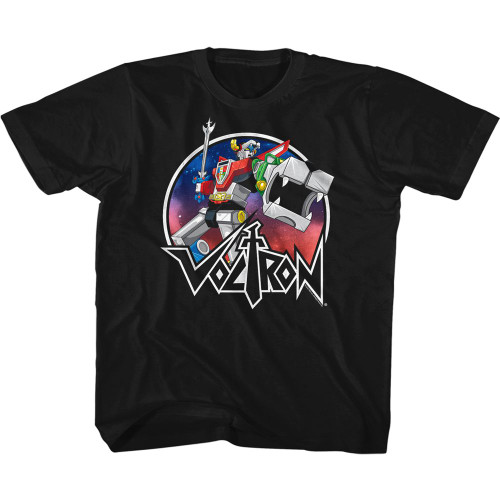 Image for Voltron Circle Robot Sketch Youth T-Shirt