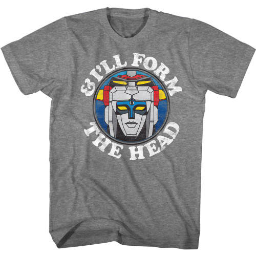Image for Voltron Heather T-Shirt - Form the Head