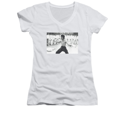 Bruce Lee Girls V Neck T-Shirt - Triumphant