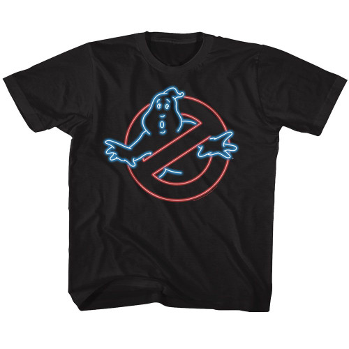 Image for The Real Ghostbusters Neon Ghost Youth T-Shirt