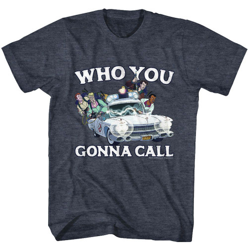 Image for The Real Ghostbusters Heather T-Shirt - Who You Gonna Call?