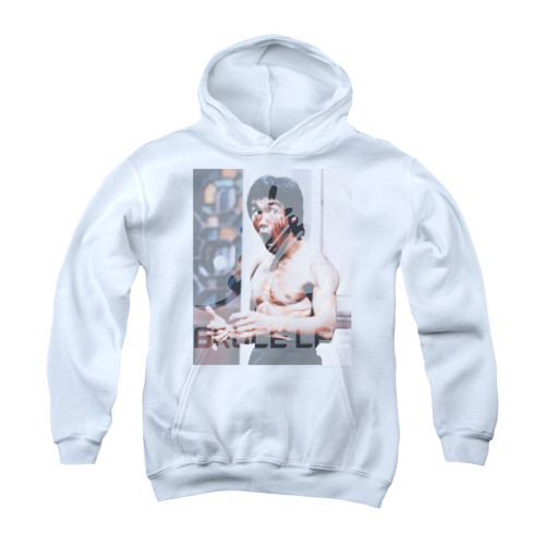 Bruce Lee Youth Hoodie - Revving Up