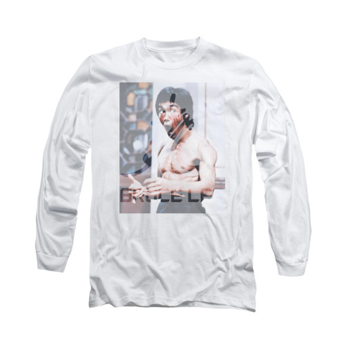 Bruce Lee Long Sleeve T-Shirt - Revving Up