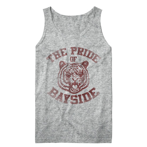 Image for Saved by the Bell - Bayside Fade Heather Tank Top