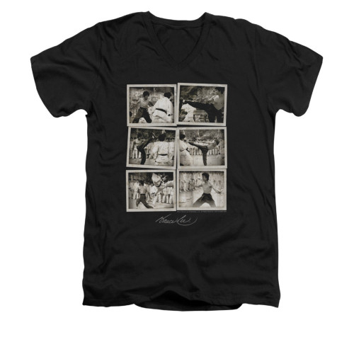 Bruce Lee V-Neck T-Shirt - Snap Shots