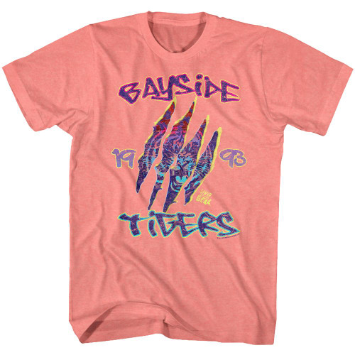 Image for Saved by the Bell Heather T-Shirt - Retro Bayside