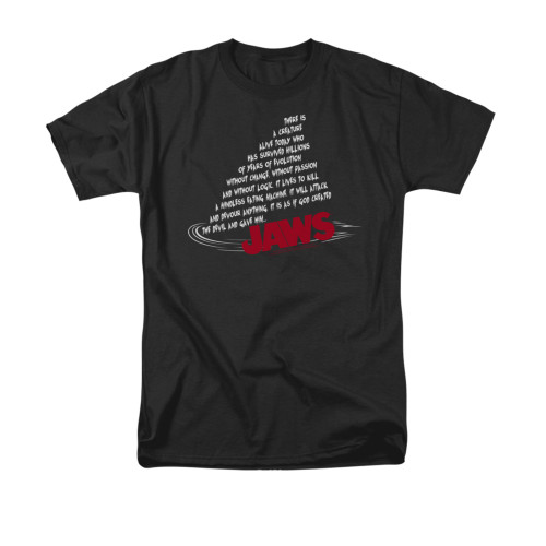 Jaws T-Shirt - Dorsal Text