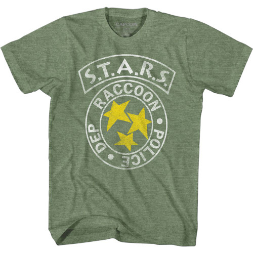 Image for Resident Evil Heather T-Shirt - S.T.A.R.S. RPG