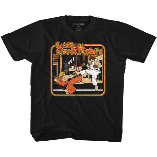 Image for Street Fighter Storybook Style Youth T-Shirt