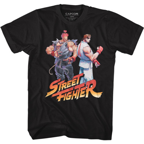 Image for Street Fighter T-Shirt - Aku Ryu Logo