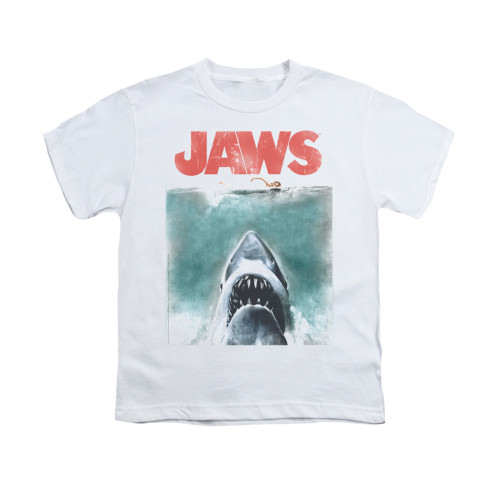 Jaws Youth T-Shirt - Vintage Poster