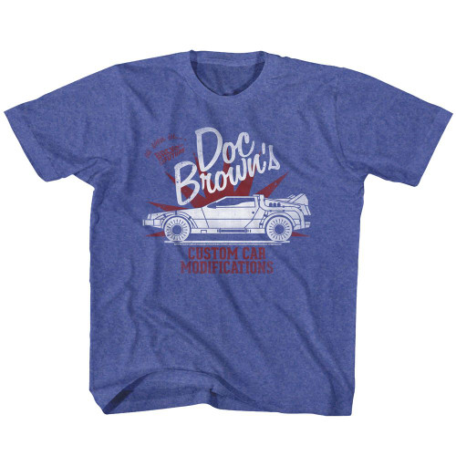 Image for Back to the Future Custom Car Modifications Toddler T-Shirt