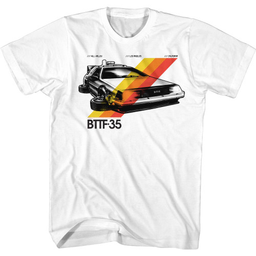 Image for Back to the Future T-Shirt - BTTF-35 Stripes