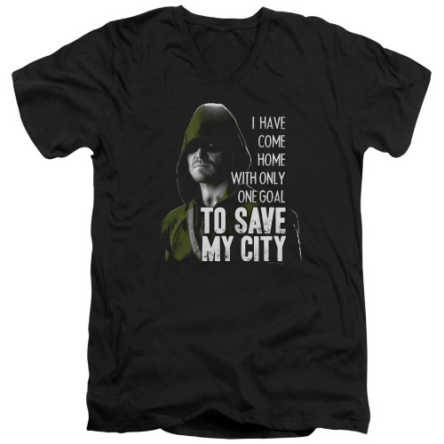 Arrow V-Neck T-Shirt - Save My City