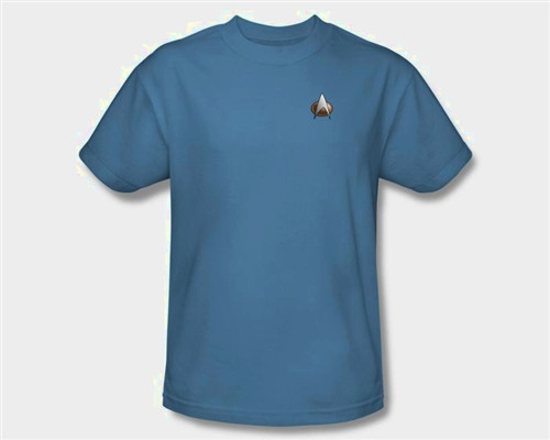 Image Closeup for Star Trek the Next Generation Uniform T-Shirt - Science