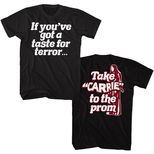 Image for Carrie T-Shirt - Take Carrie to Prom