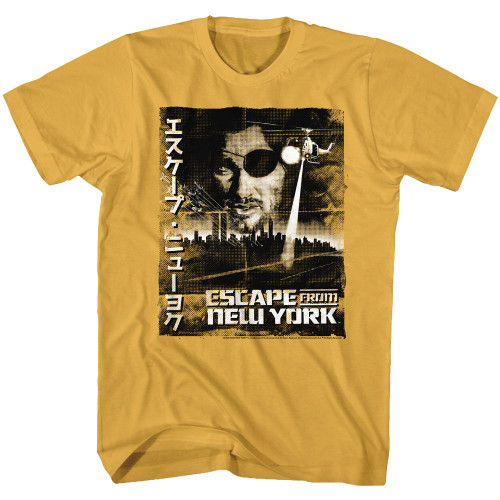 Image for Escape from New York T-Shirt - Worn Japanese Poster