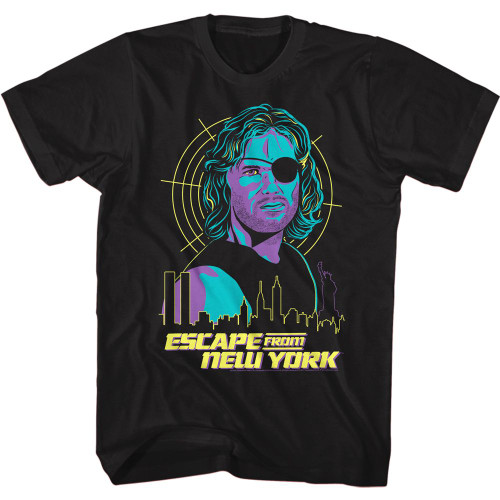 Image for Escape from New York T-Shirt - Snake Over City
