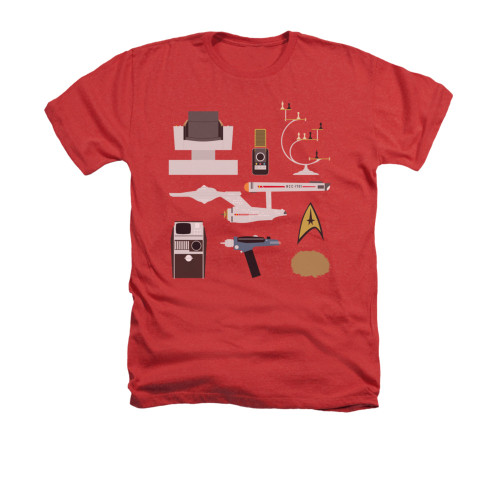 Star Trek Heather T-Shirt - Gift Set