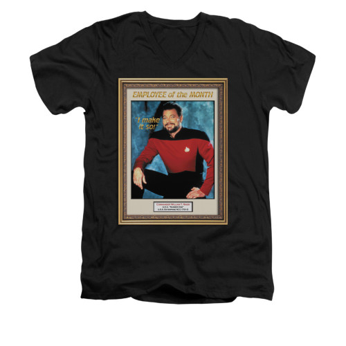 Star Trek the Next Generation V Neck T-Shirt - Employee of the Month