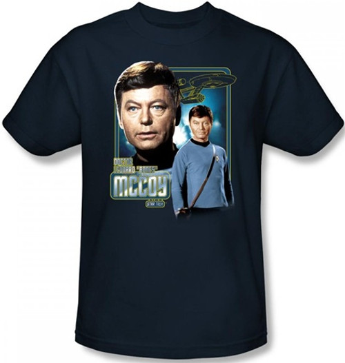 Image Closeup for Star Trek T-Shirt - Doctor McCoy