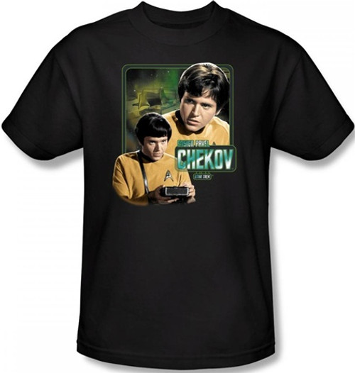 Image Closeup for Star Trek T-Shirt - Ensign Chekov