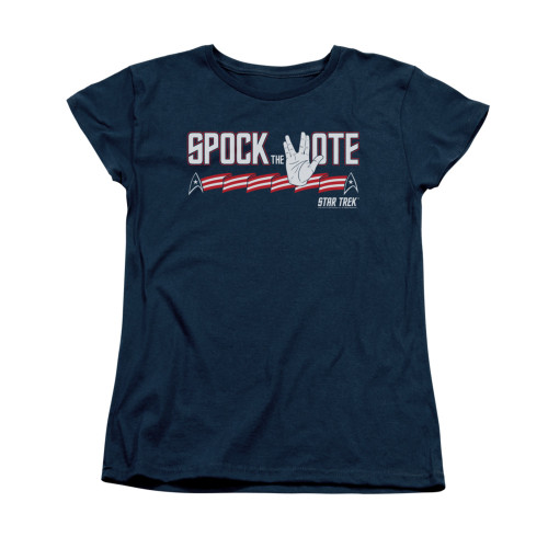 Star Trek Womans T-Shirt - Spock the Vote