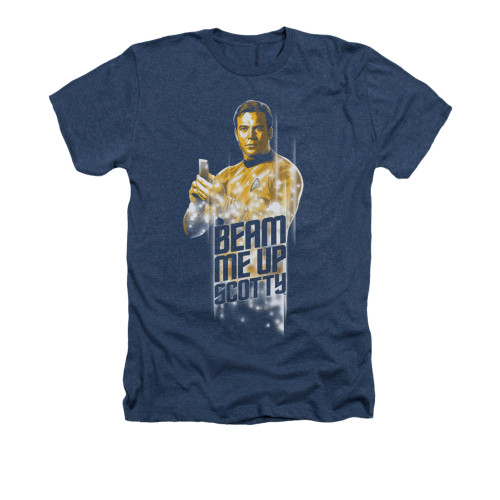 Star Trek Heather T-Shirt - Beam Me Up