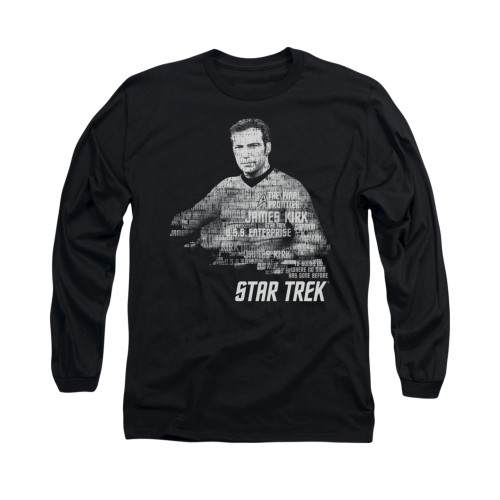 Star Trek Long Sleeve Shirt - Kirk Words