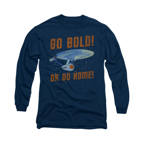 Star Trek Long Sleeve Shirt - Go Bold or Go Home