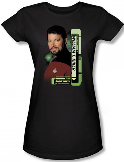 Star Trek Girls T-Shirt - Commander William T. Riker