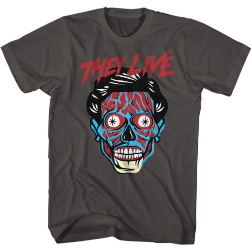 image for They Live T-Shirt - Alien Head