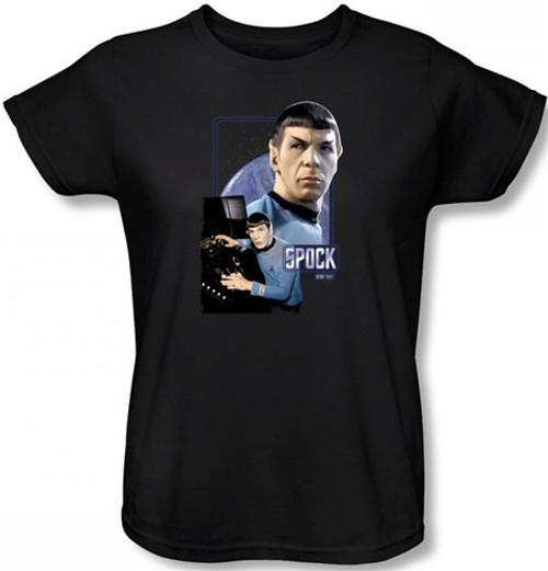 Star Trek Womans T-Shirt - Spock