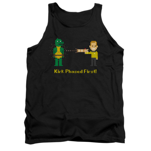 Star Trek Tank Top - 8 Bit Kirk Phased First