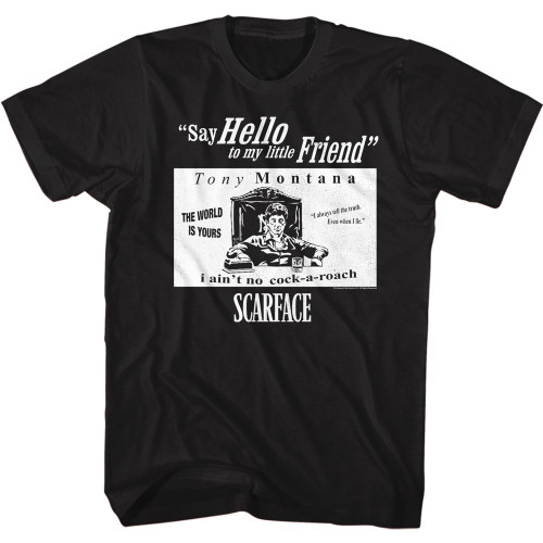 Image for Scarface T-Shirt - Say Hello To My Little Friend