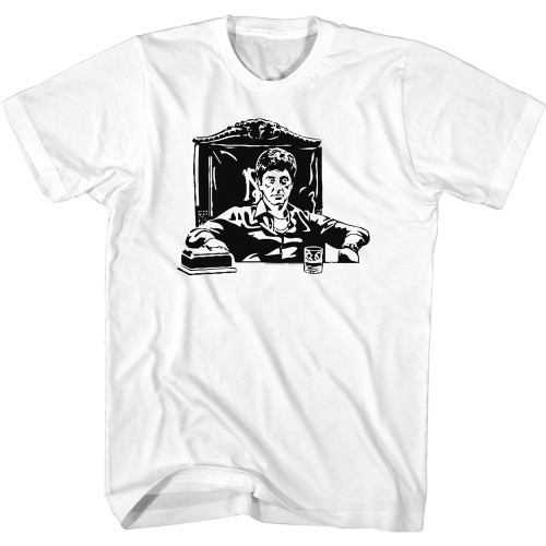Image for Scarface T-Shirt - Tony At Desk